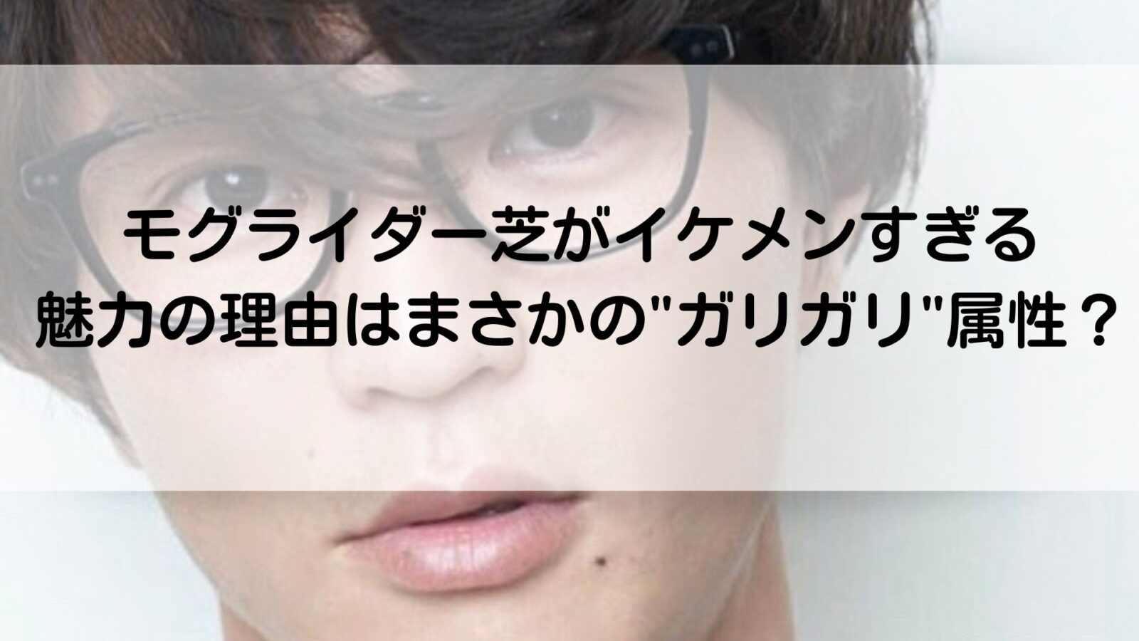 モグライダー芝の記事のアイキャッチ画像