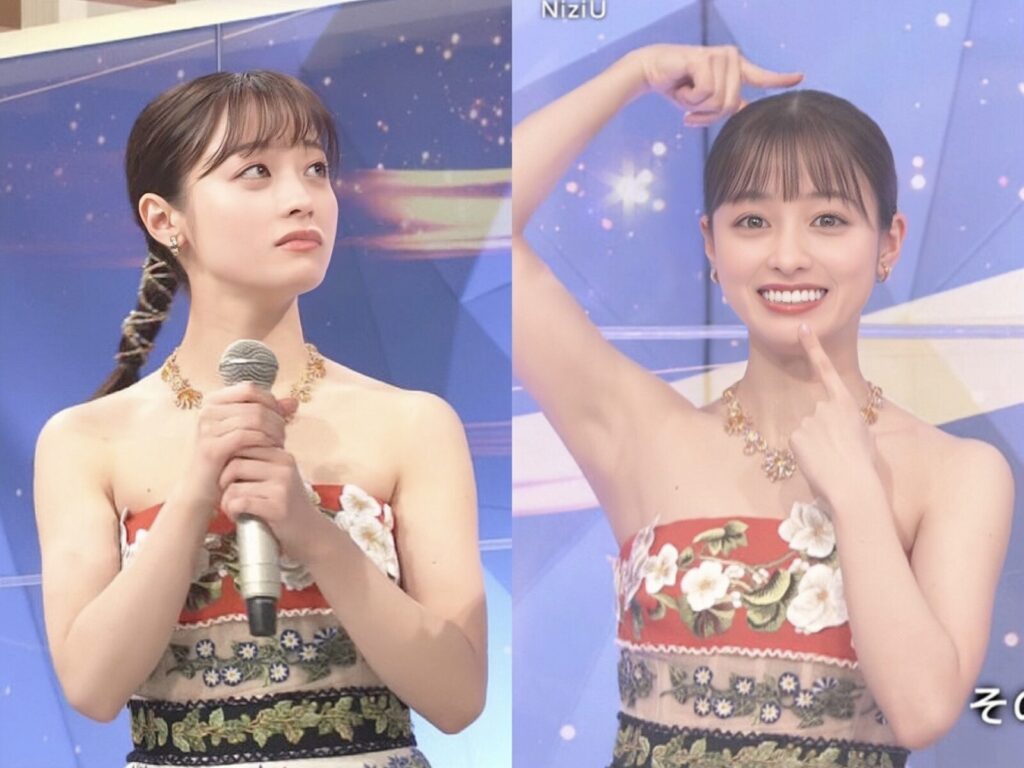 橋本環奈が紅白の司会をしている